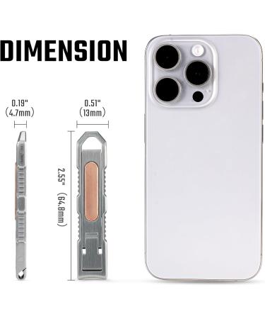 KeyUnity Titanium Foldable Nail Clipper with File German 4116 Stainless Steel Curved Trimmer for Fingernails - Suitable for Travel & Home Use - Buy Online on GoSupps.com