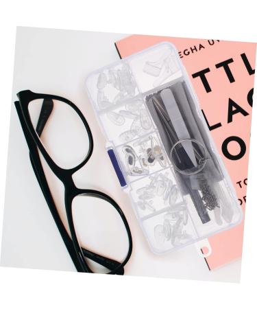 Kombiuda Glasses Repair Set - PVC Nose Pads Ironing Tips & Tiny Screws for Eyewear & Drinking Glasses - Buy Online on GoSupps.com
