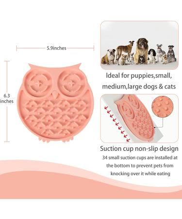 Dog Lick Mat Slow Feeder | Suction Cup Treat Pad for Anxiety Relief & Enrichment | Dog/Cat Bathing & Nail Trimming Toy - Buy Online on GoSupps.com