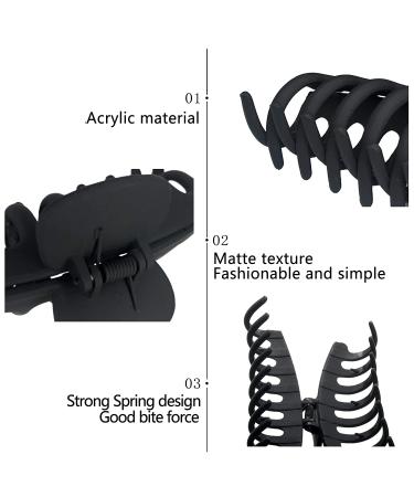 OWIIZI Jumbo Hair Claw Clips for Women - Matte Leopard 4.3â€‌ Non-Slip Barrette for Long Thick Hair (4 Pack) - Buy Online on GoSupps.com