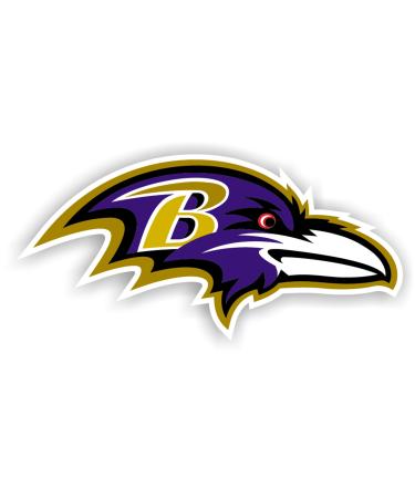 Fremont Die NFL Unisex-Adult 12-Inch Vinyl Logo Magnet Baltimore Ravens One Size Team Colors