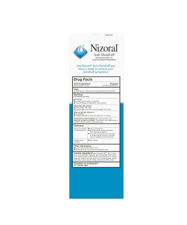 Nizoral Anti-Dandruff Shampoo 1% Ketoconazole Fresh Scent 14 fl oz - Effective Dandruff Treatment - Buy Online on GoSupps.com