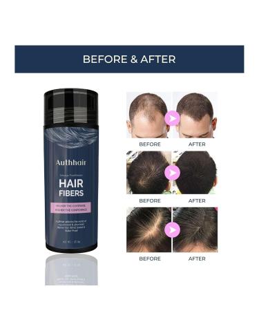 Hair Fibers for Thinning Hair - Undetectable Formula with Spray Applicator | Thicker Fuller Hair in 15 Seconds - Black 0.97Oz - Buy Online on GoSupps.com