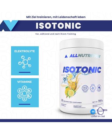 Bulk Isotonic Beverage Powder - 700g Iced Lemonade | Electrolyte Sports Drink with Magnesium Sodium & Vitamins | Dietary Supplements for Hydration - Buy Online on GoSupps.com