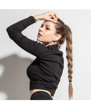 ORYOUGO 5 Piece Rhinestone Hair Chains - Punk Tassel Hair Clips with Bling Crystal Hair Extension - 20in Silver Headwear for Women Girls - Buy Online on GoSupps.com