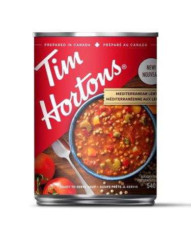 Tim Hortons Mediterranean Lentil Soup Ready-to-Serve 540ml Can