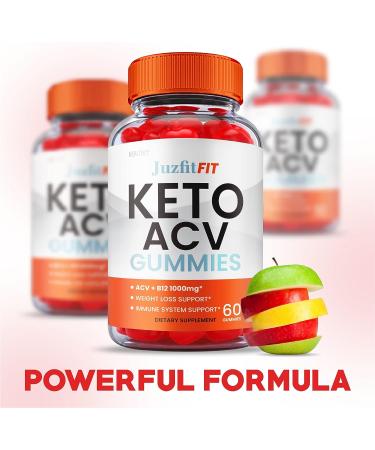 Juzfiit ACV Keto Gummies - Vegan Formula for Weight Loss - 60 Gummies - Buy Online on GoSupps.com
