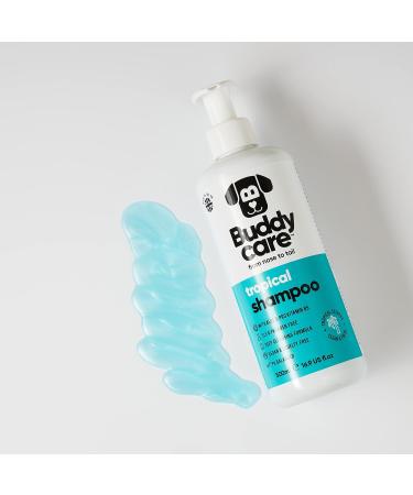 Tropical Dog Shampoo by BuddyCare - Deep Cleaning Aloe Vera Formula with Pro-Vitamin B5 - Refreshing Fragrance (500ml) - Ideal for International Shipping - Buy Online on GoSupps.com