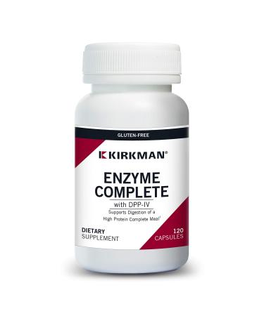 Kirkman Labs Enzyme Complete With DPP-IV 120 Capsules