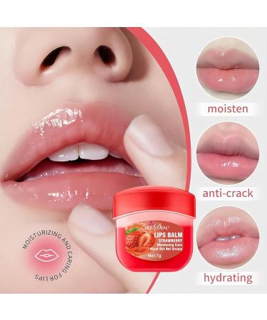 24 Packs Fruit Flavored Lip Balm set Nourishing & Lip Balm Fruit Sets with Olive Oil Peach Jojoba Oil Lip Care for Dry Peeling Dull Lip Lines Moisturizing and Repairing Lipstick 0.2oz Strawberry & Blueberry & Lemon  - Buy Online on GoSupps.com
