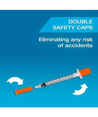 Tilcare Ultra-Fine Insulin Syringes 29G 1cc 1/2 inch - 100 Pack | Latex-Free & Sterile Diabetic Syringes - Individually Blister Packed - Buy Online on GoSupps.com