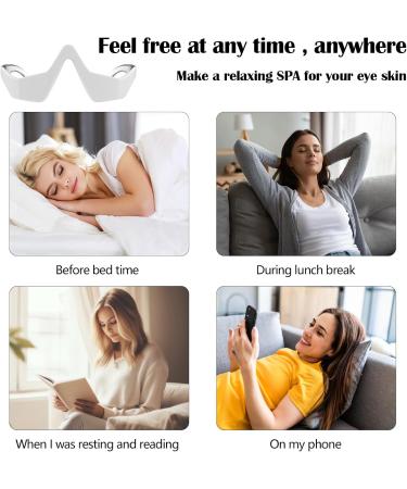 3D Eye Massage Device for Beauty | Vibration Eye Massager & Relaxation Glasses for Dark Circles Relief - Buy Online on GoSupps.com