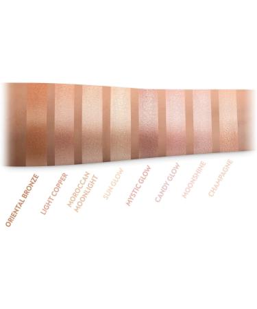 Luvia Cosmetics Professional "Prime Glow" Makeup Highlighter Palette - For All Skin Types - 8 Exclusive Brilliant Powder Colors - Vegan/No Tested on Animals - Buy Online on GoSupps.com