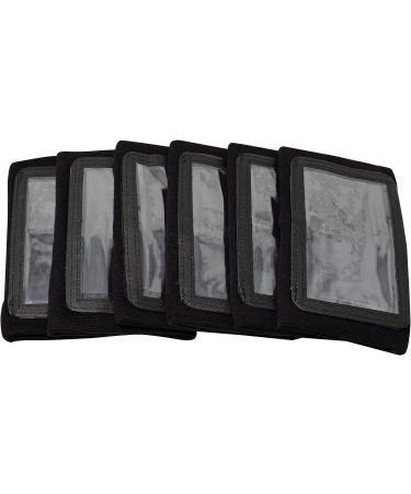 Pro Athletics QB Playbook Wristband - 12-Pack Black | Football Quarterback Play Wristbands for Youth, 3 Compartments - Wrist Coach for All Sports - Buy Online on GoSupps.com