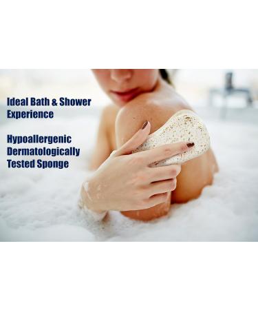 Calypso Natural Active Peeling Bath Sponge - Exfoliating & Gentle Skin Care for All Skin Types | International Shipping Available - Buy Online on GoSupps.com