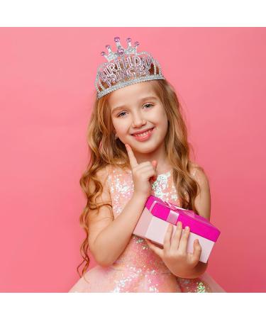 Healeved Birthday Crown Birthday Tiara Happy Birthday Crown Birthday Headband Party Props Princess Crowns For Little Girls Women - Buy Online on GoSupps.com