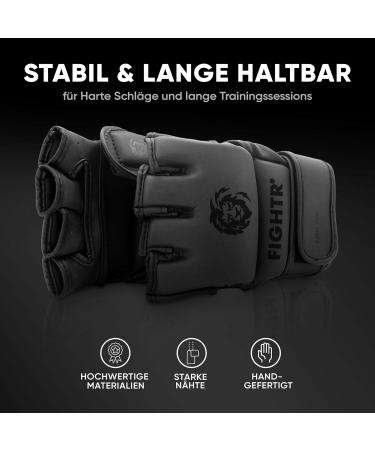 Fightr Profi MMA Gloves for Training | Grappling Kickboxing & Muay Thai | Unisex L-XL | Includes Carrying Bag - Buy Online on GoSupps.com