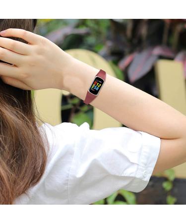 Surundo Slim Band Compatible with Fitbit Charge 5 - 8 Pack Silicone Replacement Bands for Men and Women - Buy Online on GoSupps.com