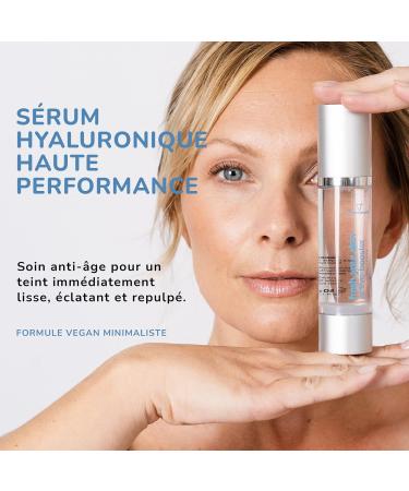 Vegan Hyaluronic Acid Serum High Dosage - 50ml - Made in Germany - Anti-Aging + Anti-Wrinkle - Pure High Dosage Quality with 4 Ingredients - Buy Online on GoSupps.com
