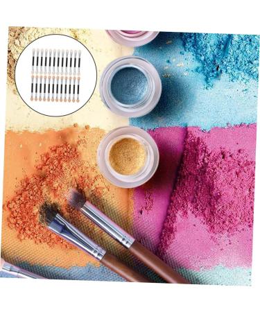 NOLITOY 120 Pcs Latex Eye Shadow Stick Makeup Brush Makeup Applicator Cosmetic Makeup Sticks Eye Brush H3210 7.5x1x0.5cmx5pcs Beige Khaki X5pcs - Buy Online on GoSupps.com