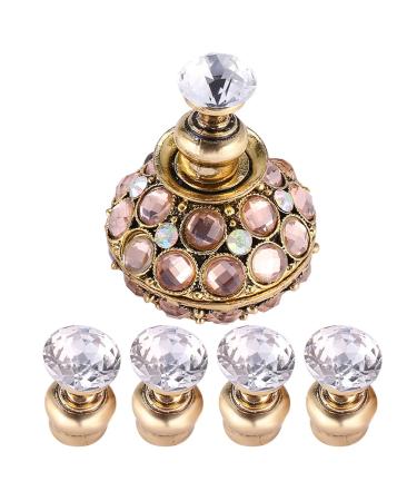 Eatbuy Practice Stand 2 Colors Magnetic Nail Tip Practice Stand Base Holder Nail Art Display Manicure Tools(Gold)