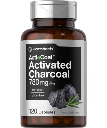 HorbÃ¤ach Acti-Coal Activated Charcoal 780mg - 120 Capsules - Buy Online on GoSupps.com