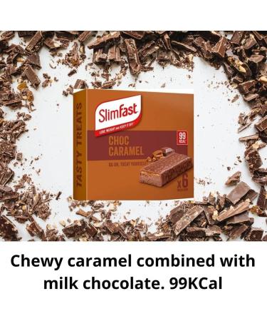 SHS SALES MARKETING LTD SlimFast Chocolate Caramel Snack Bars 156g - Buy Online on GoSupps.com