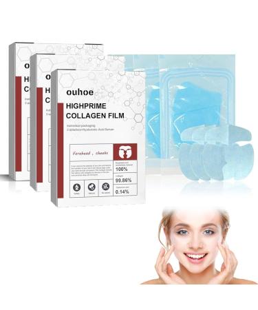 3 Boxes High Prime Collagen Film,Collagen Film,Soluble Face Collagen Film,High Quality Collagen Film,Soluble Face Collagen Patch,Face Collagen Mask