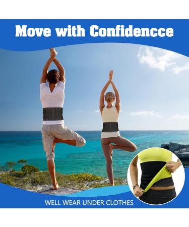 Back Support Belt for Men and Women Comfortable Lower Back Brace Waist Lumbar Lower Back Support Brace for Back Pain Relief Scoliosis Sciatica Herniated Disc Heavy lifting with Adjustable Support Straps(L) Large - Buy Online on GoSupps.com