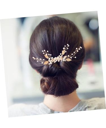 headgear hair accessories for women bridal pearl hair accessories decorative hair combs for women wedding pearl delicate wedding headpiece manual prom hair comb hair accessories - Buy Online on GoSupps.com