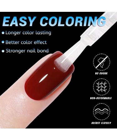 240pc Stiletto Gel Nail Tips - Long Clear Press-On Acrylic Nails | 12 Sizes Full Cover XL Soft Gel Extensions - Buy Online on GoSupps.com