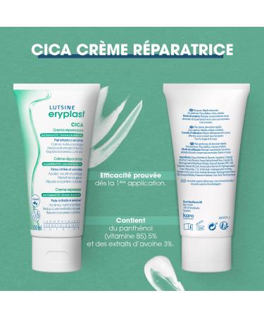 Eryplast CICA Repair Cream 100 ml - Nourishes and protects dry sensitive and irritated skin - Repairs damaged skin barrier - Acts like a second skin - Vegan - Buy Online on GoSupps.com