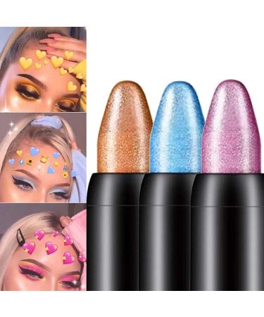 Glitter Eyeshadow Pencils Set - Waterproof, Ultra Pigmented, Long Lasting Eye Shadow Stick for Women - 15 Shiny Colored Sticks - Buy Online on GoSupps.com