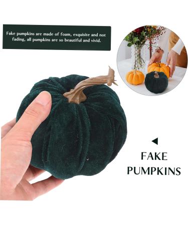 TOPBATHY 15 Pcs Flannel Foam Pumpkin Crafts Pumpkin Artificial Vegetable Outdoor Garland Artificial Wreath Assorted Pumpkins Figurines for Outdoors Fabric Pumpkins Ornaments Little Pumpkin - Buy Online on GoSupps.com