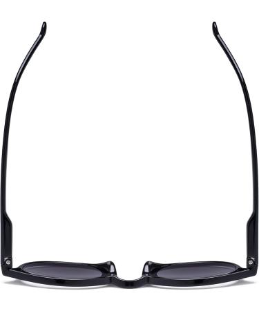 Eyekepper Oval Round Spring Hinges Reading Sunglasses +1.25 Diopter - Gray Lens Sun Readers for International Shipping - Buy Online on GoSupps.com