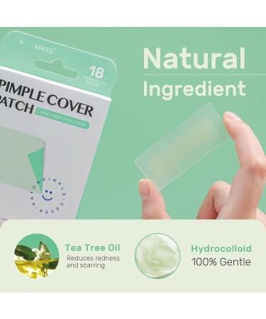 Large Hydrocolloid Pimple Patches - Tea Tree Oil Acne Spot Treatment for Face & Body - Buy Online on GoSupps.com