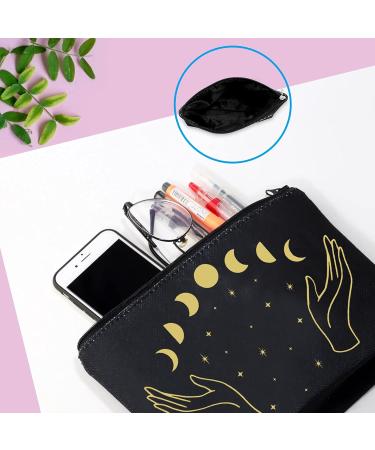 Moon Witch Zippered Bag for Tarot Cards & Crystals | Stylish Moon Phase Storage - Buy Online on GoSupps.com