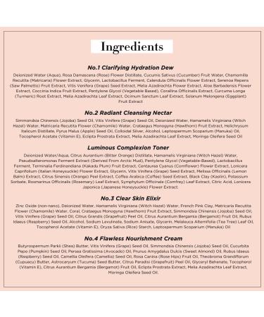 Averr Aglow Luminous Clear Skin Kit - Hydrating Cleanser & Acne Care Set for Breakouts & Dark Spots (5PC) - International Shipping Available - Buy Online on GoSupps.com