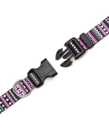 Suredoo Adjustable Dog Collar - Soft Nylon Comfort for Small & Medium Dogs (M Purple) - Neck 33-55 cm - Buy Online on GoSupps.com