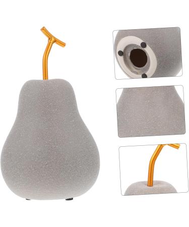Zerodeko 1pc Simulated Fruit Ornaments Decorative Apples Tv Stand Decor Items Home Accents Decor Porcelain Figurine Bookcase Decor Work Desk Decor Vegetables Accessories Christmas Ceramics Silver M - Buy Online on GoSupps.com