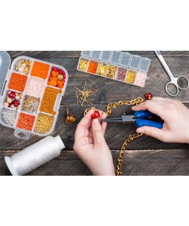 Paxcoo 1500Pcs Silver Jump Rings with Lobster Clasps, Jewelry Pliers - Jewelry Making Supplies & Necklace Repair Kit - Buy Online on GoSupps.com