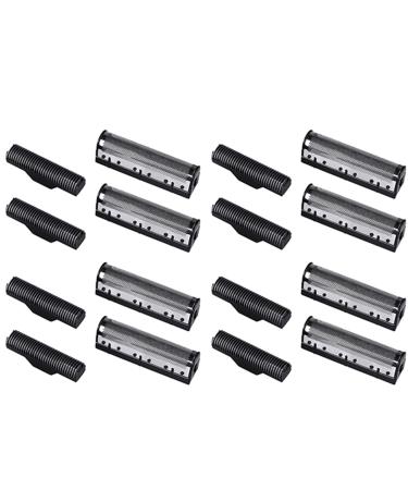 BTuregsau 4Set Clipper Blade for Km-1102 Clipper Electric Shaver Parts Net Silver