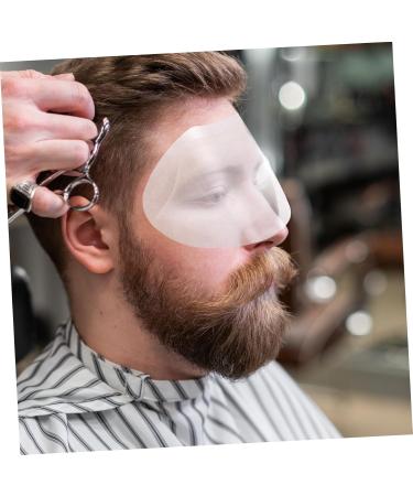 Healeved Hairdressing 100 PCS Hair Salon Eye Guard Anti-splash Facial Baffle Child Haircut Eye Cover Hair Cutting Face Protector Whitex2pcs 1 count (Pack of 1) - Buy Online on GoSupps.com