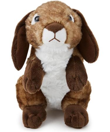 Zappi Co Brown Bunny Rabbit Plush Toy (20cm) - Eco-Friendly Safari Animals Series, 100% Recycled Material - Buy Online on GoSupps.com