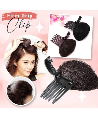 Perfect Puff Hair Pillow Set - Invisible Fluffy Sponge Clips for Volume - 5 Pieces (Brown) for Women & Girls - Buy Online on GoSupps.com