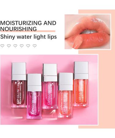 Prreal Tinted Lip Oil | Plumping Hydrating Lip Gloss | Moisturizing Clear Lip Care | Nourishing Pink Lip Oil - Buy Online on GoSupps.com