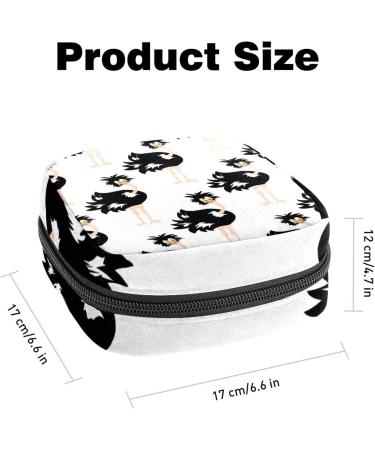 Buy Stylish African Bouquet Menstruation Pad Bag with Zipper - Perfect for Tampons & Women's Napkins | Durable & Compact Bags for Girls - Buy Online on GoSupps.com