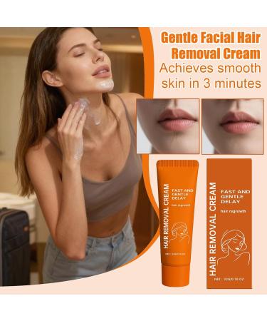 Hair Removal Cream 22g Hair Removal Cream Facial Hair Removal Cream for Women and Men Soothes Radiant Skin for Dry Skin Moisturizing - Buy Online on GoSupps.com