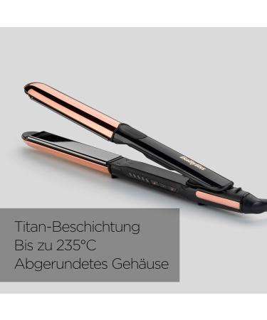 BaByliss Straight & Curl Brilliance 2-in-1 Straightener ST482E - Black & Copper | Premium Hair Styling for All Hair Types | International Shipping Available - Buy Online on GoSupps.com