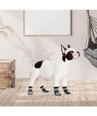 Ranypet 3 Pairs Indoor Anti-Slip Dog Socks | Soft Adjustable Paw Protection for Senior Dogs | Traction Control for Hardwood Floors - Buy Online on GoSupps.com